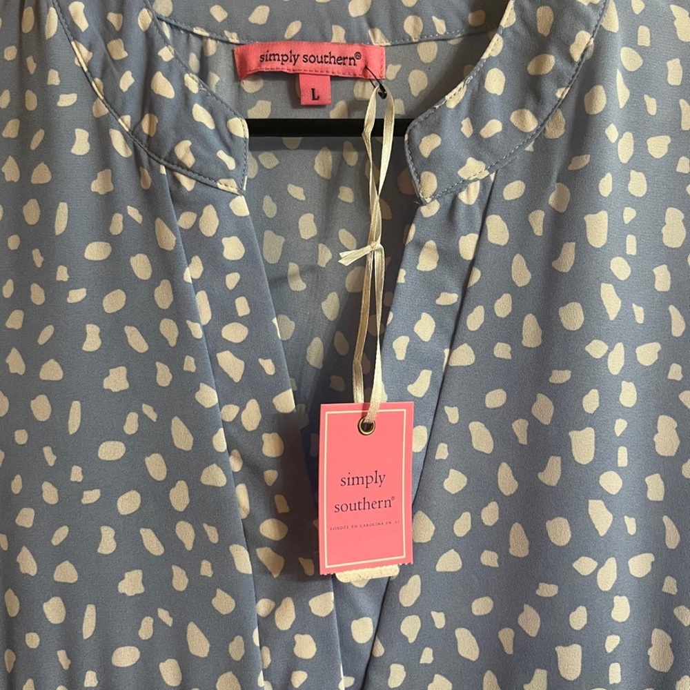 Simply Southern Tiered Midi Long Women’s Dress - Picture 4 of 4